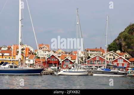 Village et port de Fjällbacka en juin 2022 Banque D'Images