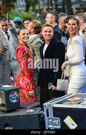 Ferne McCann arrive à la projection exclusive de Thor: Love and Thunder, Leicester Square, Londres, Royaume-Uni. - 5 juillet 2022. Banque D'Images