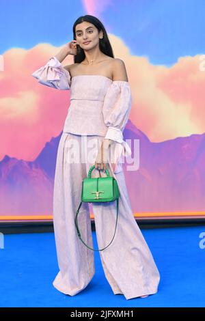 Nikkita Chadha arrive au Marvel Studios, une projection de gala exclusive de Thor: Love and Thunder, Leicester Square, Londres, Royaume-Uni. - 5 juillet 2022. Banque D'Images