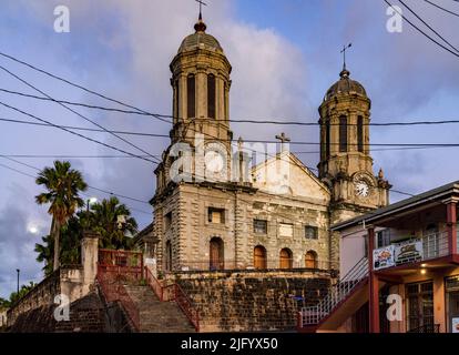 Cathédrale anglicane de St. Johns, Antigua, îles Leeward, Antilles, Caraïbes, Amérique centrale Banque D'Images