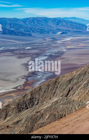 Vue sur Death Valley, Californie, États-Unis d'Amérique, Amérique du Nord Banque D'Images