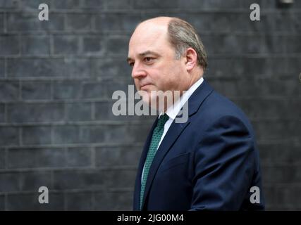 Londres, Royaume-Uni. 06th juillet 2022. Londres Royaume-Uni 6th juillet 2022Ben Wallace Secrétaire de la Défense arrivée à Downing Street crédit: MARTIN DALTON/Alay Live News Banque D'Images