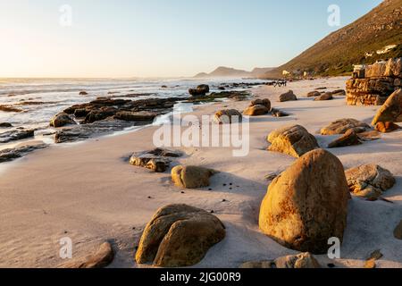 Scarborough Beach, le Cap, le Cap occidental, Afrique du Sud, Afrique Banque D'Images