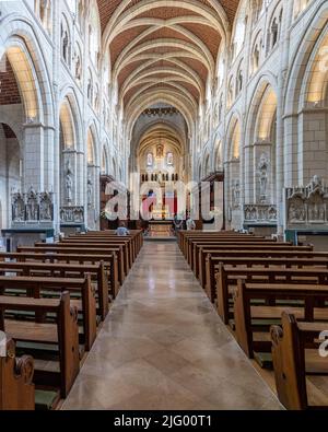 L'abbaye de Buckfast fait partie d'un monastère bénédictin actif à Buckfast, près de Buckfastleigh, Devon, Angleterre. Buckfast est d'abord devenu la maison d'une abbaye i Banque D'Images