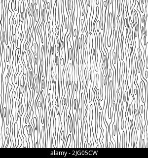 Motif vectoriel sans couture avec texture de ligne ondulée sur fond blanc. Papier peint à rayures courbes. Textile de mode en mosaïque de grille décorative. Illustration de Vecteur