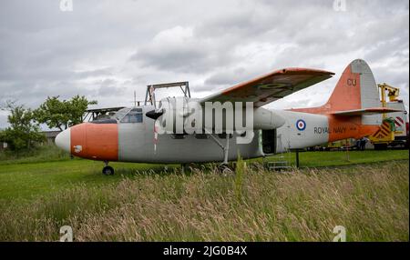 Percival Sea Prince WP309 au Musée de l'aviation de Solway Banque D'Images