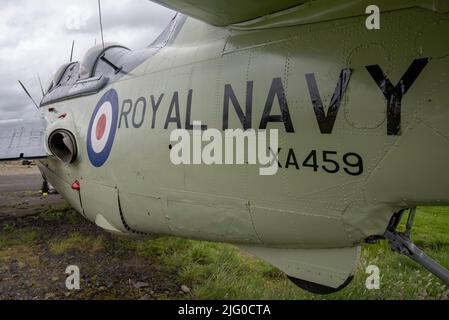 Fairey Gannet ECM.6 XA459 au Solway Aviation Museum Banque D'Images