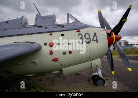 Fairey Gannet ECM.6 XA459 au Solway Aviation Museum Banque D'Images