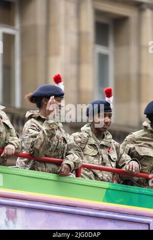 Le Lord Mayor's Show remonte au début du 13th siècle, lorsque le roi John a autorisé la ville de Londres à nommer son propre maire Banque D'Images