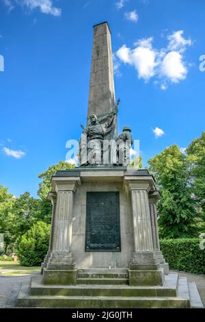 Denkmal, Rotgardisten, Sowjetischer Ehrenfriedhof, Bassinplatz, Potsdam, Brandebourg, Allemagne Banque D'Images