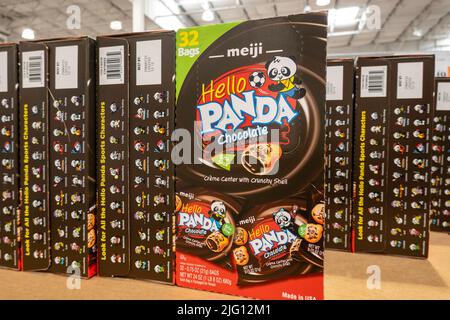 Costco magasin d'entrepôt de vente en gros dans le Massachusetts, États-Unis 2022 Banque D'Images