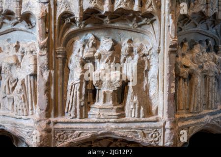 Église de la Toussaint, Laxfield, Suffolk, Angleterre, Grande-Bretagne Banque D'Images