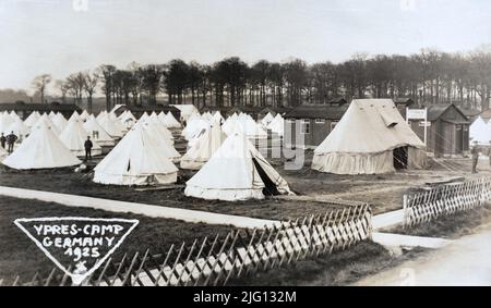 Ypres Camp, Allemagne, 1925 - Camp de l'armée britannique du Rhin, pendant l'occupation de la région de Cologne après la fin de la première Guerre mondiale. Banque D'Images