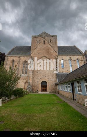 Abbaye de Pluscarden, près d'Elgin, Moray, Écosse, Royaume-Uni Banque D'Images