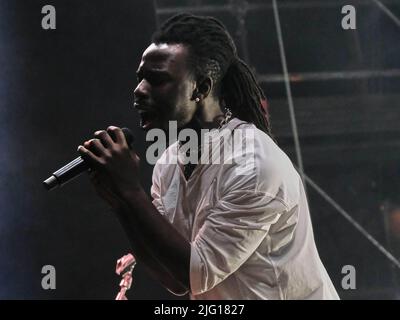 Vérone, Italie. 04th juillet 2022. Eric Burton pendant les Pumas noirs - festival de rumeurs -, concert de musique à Vérone, Italie, 04 juillet 2022 crédit: Agence de photo indépendante/Alamy Live News Banque D'Images