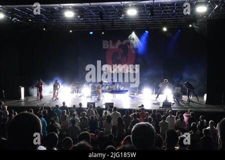 Vérone, Italie. 04th juillet 2022. Pumas noirs pendant les Pumas noirs - festival de rumeurs -, concert de musique à Vérone, Italie, 04 juillet 2022 crédit: Agence de photo indépendante/Alamy Live News Banque D'Images