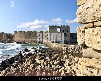 Château de Methoni à Messenia, Péloponnèse, Grèce. Methoni, Péloponnèse, 11 juin 2019 Banque D'Images