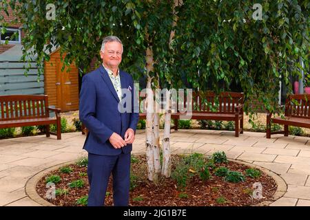 Jon Mitchell, météorologue de l'ITV et présentateur météo le plus longtemps en service, devrait prendre sa retraite à la fin du mois de juillet 2022 Banque D'Images