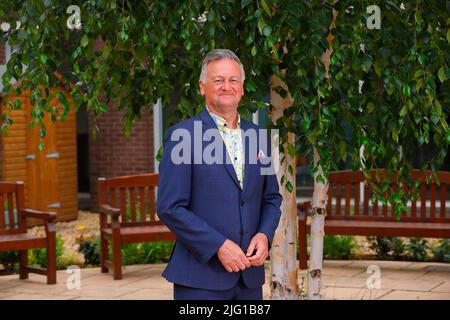 Jon Mitchell, météorologue de l'ITV et présentateur météo le plus longtemps en service, devrait prendre sa retraite à la fin du mois de juillet 2022 Banque D'Images