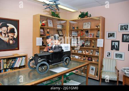 Laurel and Hardy Museum in Harlem GA Géorgie Banque D'Images