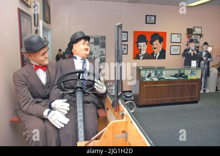 Laurel and Hardy Museum in Harlem GA Géorgie Banque D'Images