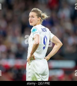 Manchester, Royaume-Uni. 6th juillet 2022, Old Trafford, Manchester, Angleterre: Tournoi de football international européen pour femmes; Angleterre contre Autriche: Ellen White d'Angleterre crédit: Action plus Sports Images/Alamy Live News Banque D'Images