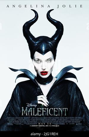 ANGELINA JOLIE, l'affiche, 2014 maléfique Banque D'Images