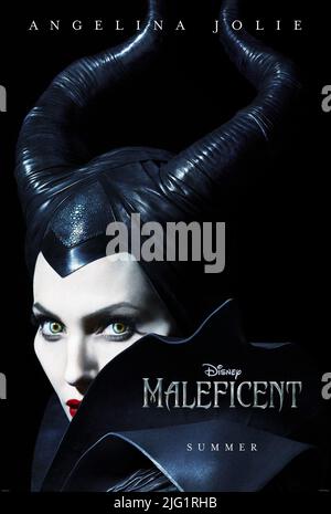 ANGELINA JOLIE, maléfique, 2014 Banque D'Images