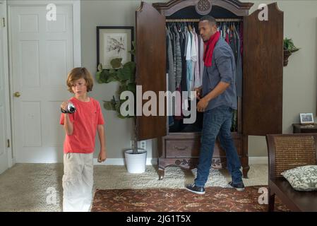 STEELE STEBBINS, Marlon Wayans, une maison hantée 2, 2014 Banque D'Images