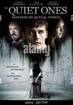 JARED HARRIS, SAM CLAFLIN, OLIVIA COOKE, affiche les plus calmes, 2014 Banque D'Images