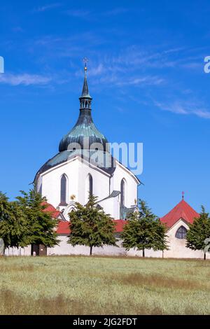 Zelena Hora (UNESCO) - kostel sv. Jana Nepomuckeho, Zdar nad Sazavou, Vysocina, Česká republika / l'église de st. Jean Népomucène, district de Vysocina, Cz Banque D'Images