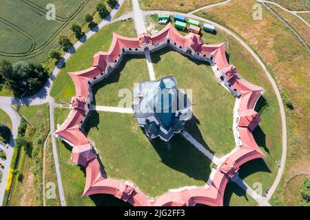 Zelena Hora (UNESCO) - kostel sv. Jana Nepomuckeho, Zdar nad Sazavou, Vysocina, Česká republika / l'église de st. Jean Népomucène, district de Vysocina, Cz Banque D'Images