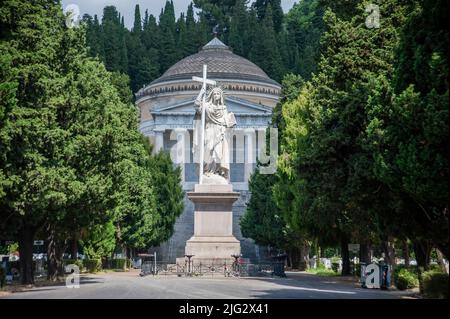 Staglieno, Gênes, Italie - 22 juin 2021: Cimetière monumental. Banque D'Images