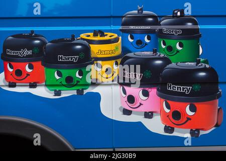 Henry sweovers détail à Oxford, Oxfordshire Royaume-Uni lors d'une journée humide de pluie en août Banque D'Images