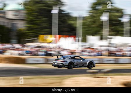 Porsche au Goodwood Festival of Speed 2022, Porsche 911 GT3 Cup Adam Smalley (GBR) Banque D'Images