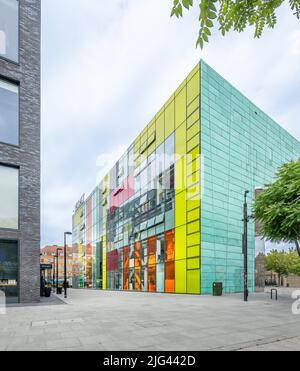 Londres, Angleterre, Royaume-Uni - Peckham Library by will Alsop Banque D'Images