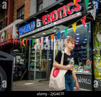 "Head Shop" à Chelsea, à New York, mardi, 21 juin 2022. ( © Richard B. Levine) Banque D'Images