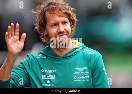 Sebastian Vettel (GER) Aston Martin F1 Team. Grand Prix d'Autriche, jeudi 7th juillet 2022. Spielberg, Autriche. Banque D'Images