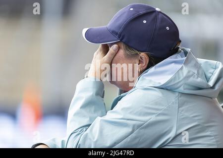 AMSTERDAM - entraîneur-chef Alyson Annan (CHN) pendant le match entre l'Angleterre et la Chine aux championnats du monde de hockey au stade Wagener, sur 7 juillet 2022 à Amsterdam. ANP WILLEM VERNES Banque D'Images