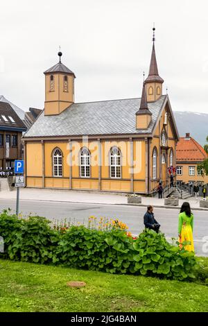 Cathédrale notre-Dame, Église notre-Dame, Église catholique, Tromso Banque D'Images