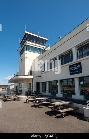 Shoreham-by-Sea, 1 juillet 2022 : aéroport de Brighton à Shoreham Banque D'Images