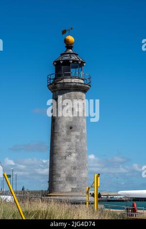Shoreham-by-Sea, 1 juillet 2022: Phare de Shoreham à Kingston Buci Banque D'Images