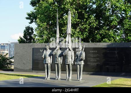 United States Air Force Memorial (le mémorial a été consacré le 14 octobre 2006), comté d'Arlington, Virginie, États-Unis, Amérique du Nord Banque D'Images