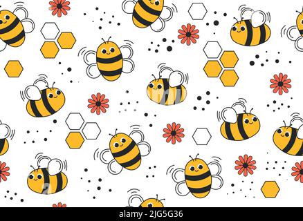 Motif de matelots d'abeille Illustration de Vecteur