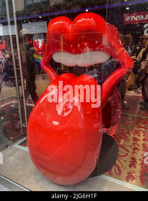 THE ROLLING STONES UK CARNABY ST. STOCKER Banque D'Images