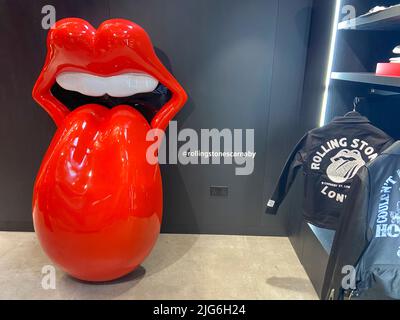 THE ROLLING STONES UK CARNABY ST. STOCKER Banque D'Images