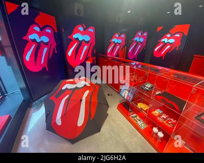 THE ROLLING STONES UK CARNABY ST. STOCKER Banque D'Images