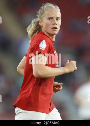 Southampton, Angleterre, le 7th juillet 2022. Julie Blakstad, de Norvège, lors du championnat d'Europe des femmes de l'UEFA 2022 au stade St Mary's, à Southampton. Crédit photo à lire: Paul Terry / Sportimage crédit: Sportimage / Alay Live News Banque D'Images