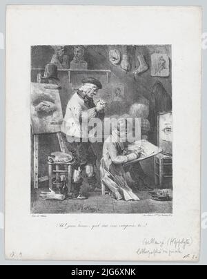 Ah ! Jeune homme! Quel enregistrement vous avez entrepris ici...!, 1823. Banque D'Images