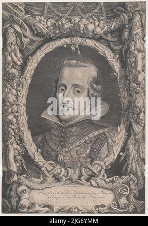 Portrait de Philippe IV, roi d'Espagne, ca. 1615-57. Banque D'Images